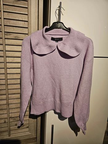 Pull chaud à col couleur Lila Vero Moda taille S