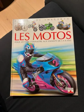 Livre pour enfants la grande imagerie fleurus les motos