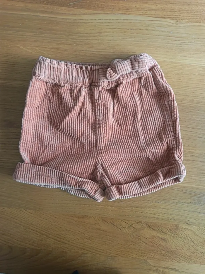 Short en velours