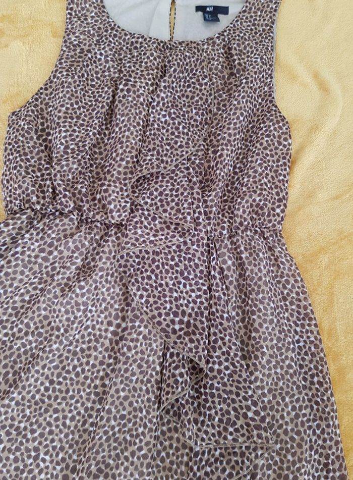 Robe volantée, imprimé léopard - photo numéro 3