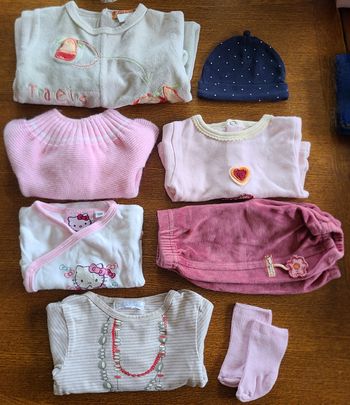 Lot vêtements fille naissance 