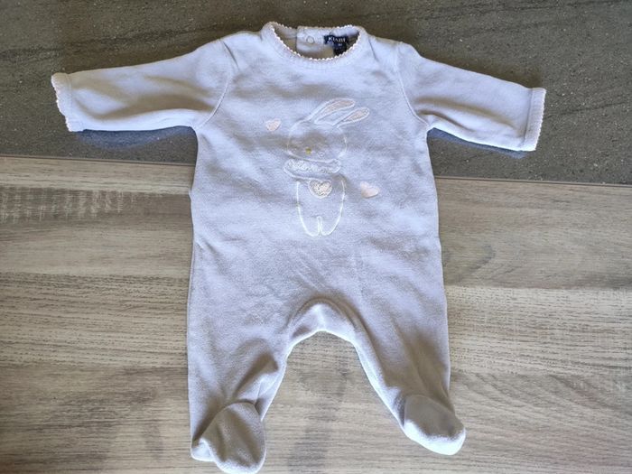 Pyjama velours 1 mois