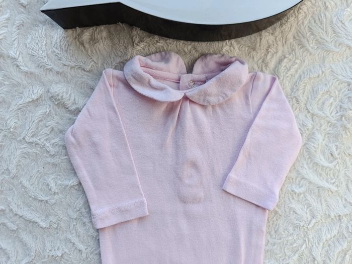 Body manches longues avec col Fille 3 mois Bout'chou 100% coton - photo numéro 3