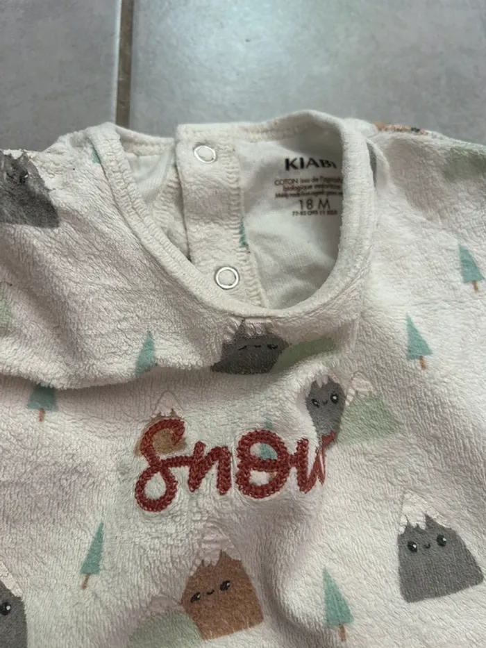 Pyjama Kiabi taille 18 mois - photo numéro 3
