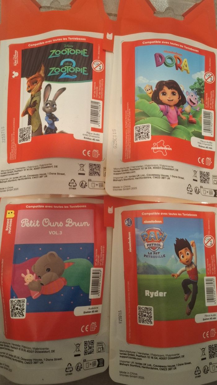 Lot de 4 tonies neufs - photo numéro 2