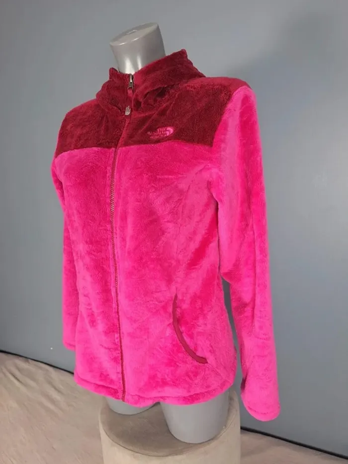 Veste polaire The North Face fille XL – Rose & bordeaux – à capuche (613) - photo numéro 8