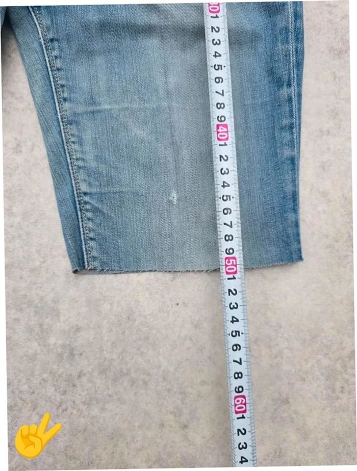 Short Levi's W28 FR38 Bleu Femme Women #SHO37b - photo numéro 5