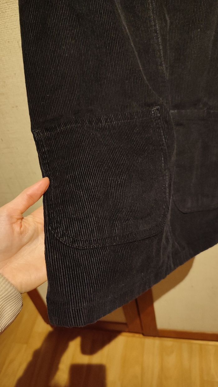 Robe chasuble noire velours taille 34 - photo numéro 9