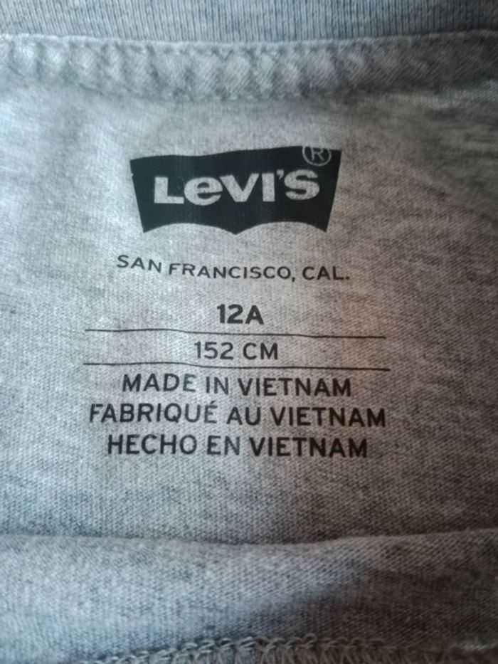 Tee shirt LEVI'S enfant taille 12 ans - photo numéro 5