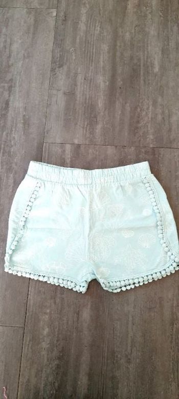 Short turquoise