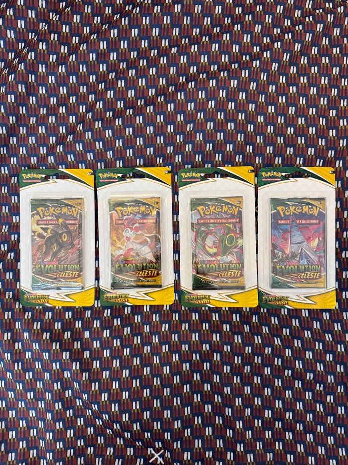 Artset boosters blisters Pokémon Évolution Celeste