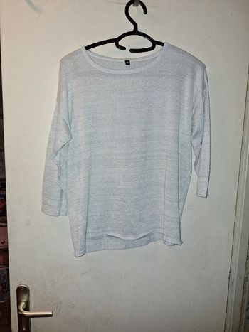 Tee-shirt argenté M *