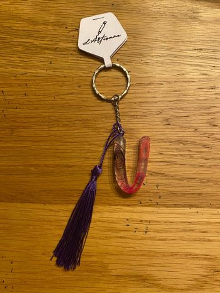 Porte clé Lettre V