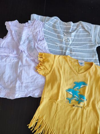 Lot de 3 robes 12 mois