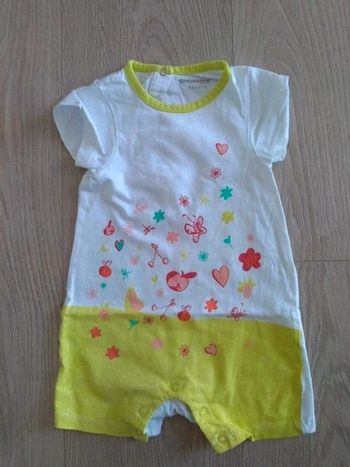 Barboteuse combinaison fille 9 mois Orchestra