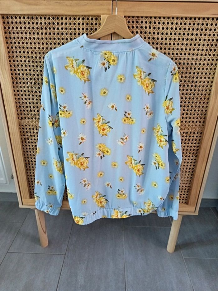 Veste zippée fleurie - photo numéro 5