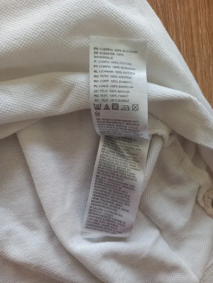 Polo blanc XXL - photo numéro 9