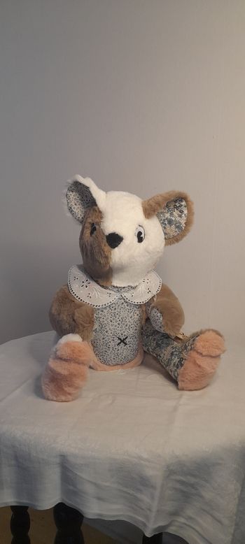 Apoline peluche artisanale