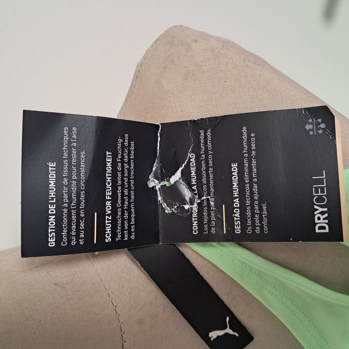 Débardeur Vert Femme Puma Run Cloudspun Sport Taille S col rond Sans manches - photo numéro 9