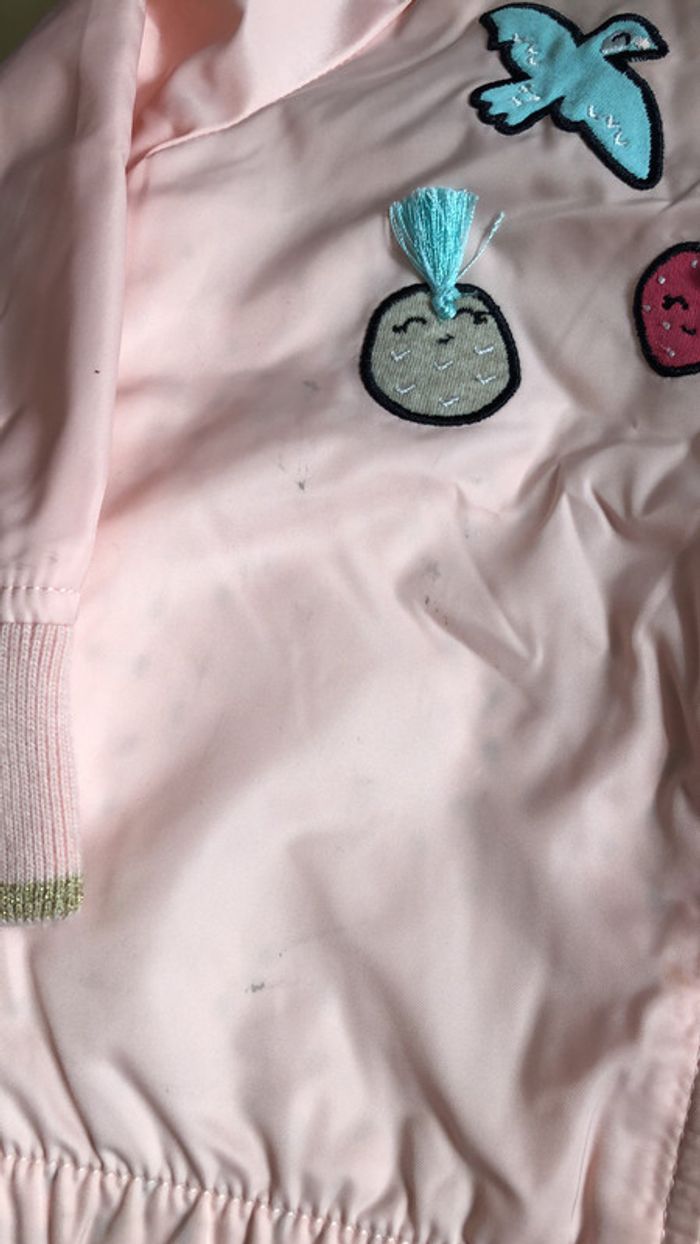 Veste tex rose pâle saumon 36 mois - photo numéro 2