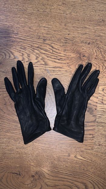 Paire de gants cuir Isotoner