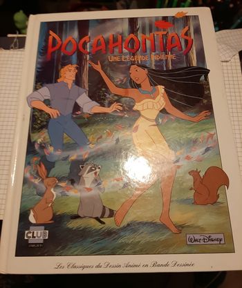 Livre disney pocahontas