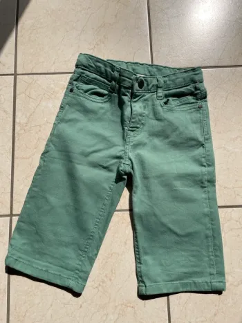 Bermuda garçon vert orchestra