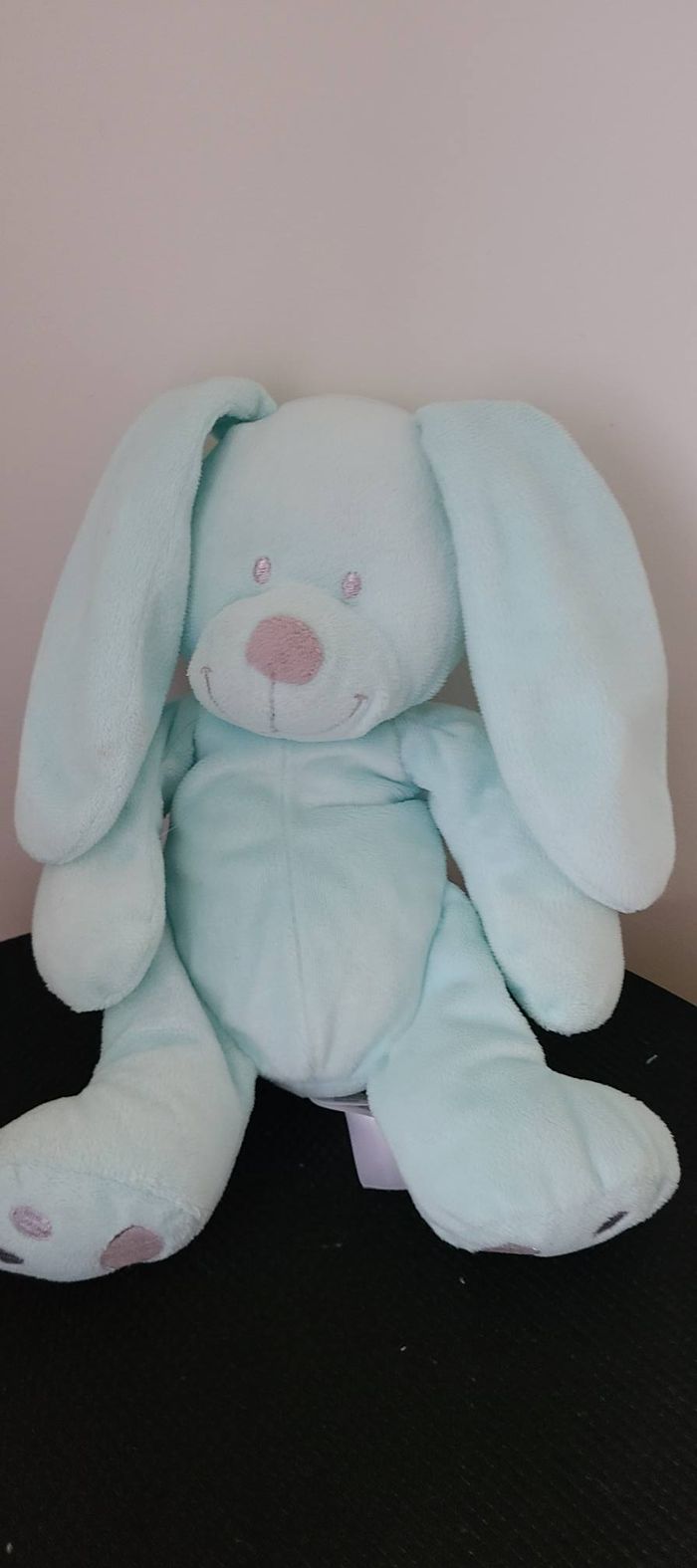 Doudou peluche lapin bleu Simba - photo numéro 2