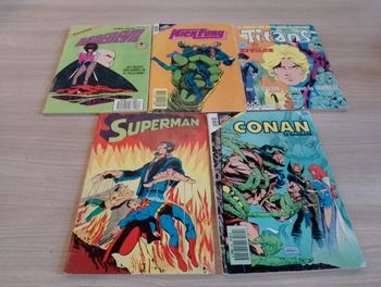 Lot de 5 BD, comics