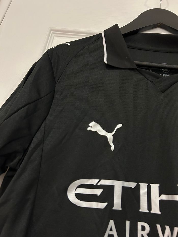 Maillot Football Foot Manchester City Noir Taille M - photo numéro 5