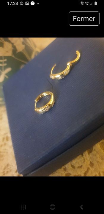 Boucles d'oreilles créoles 