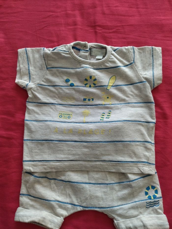 Ensemble Mes petits cailloux taille 6 mois - photo numéro 2