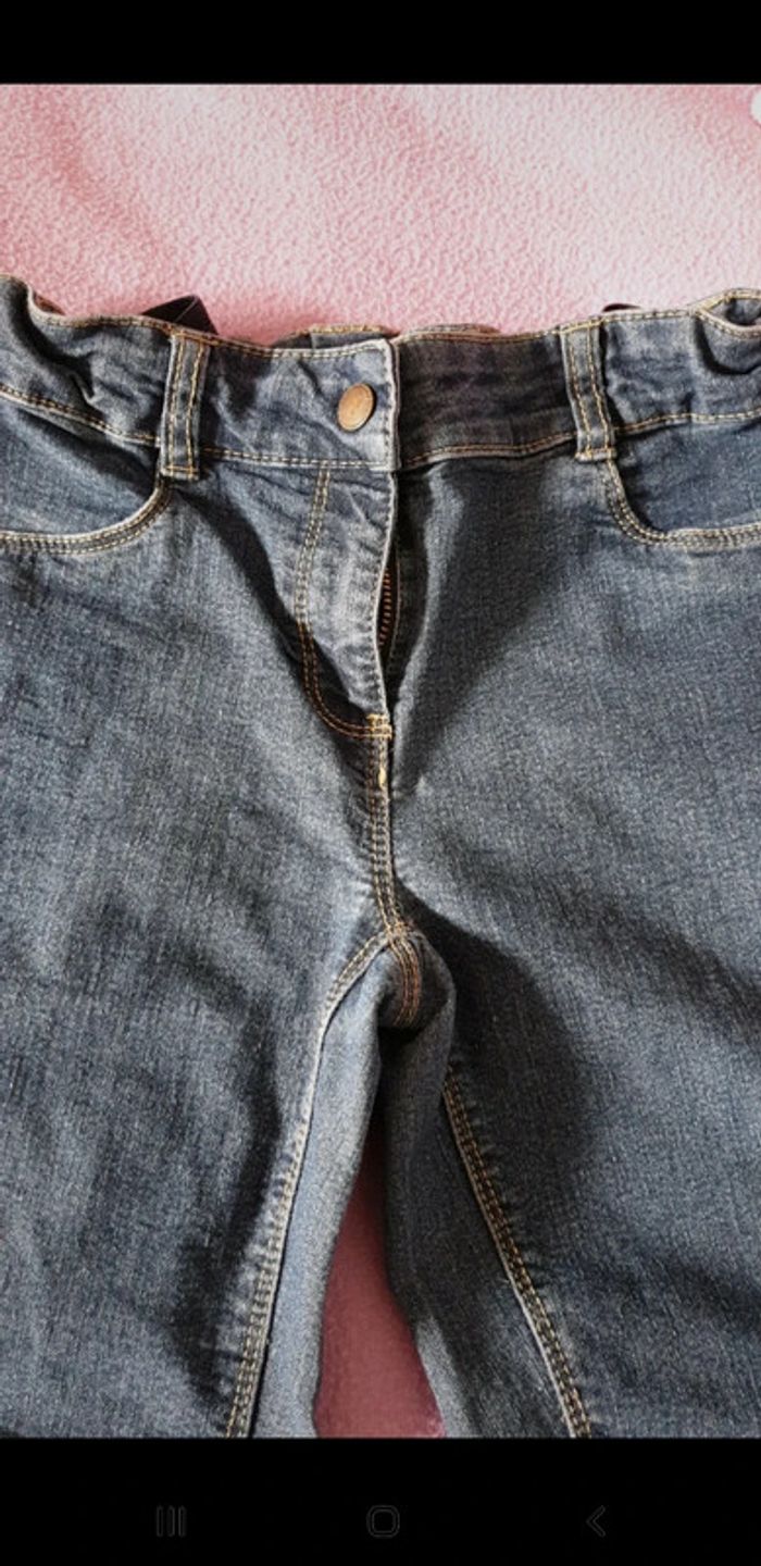 Jeans fille slim fit 12 ans kiabi - photo numéro 2