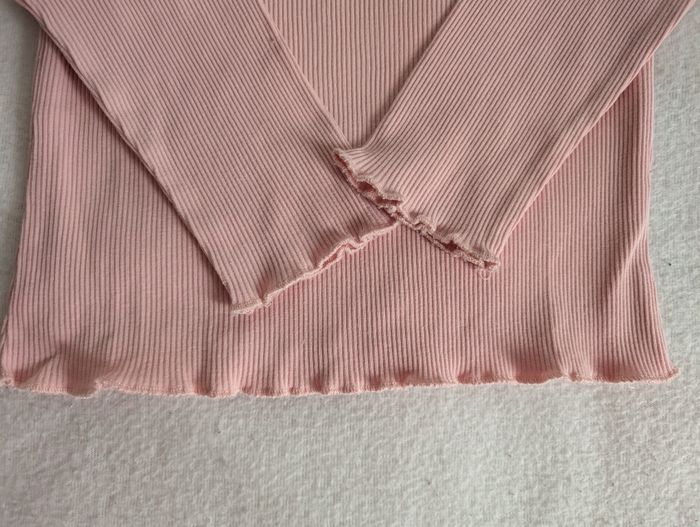 T-shirt ML côtelé rose clair - 92 - Zeeman - photo numéro 2