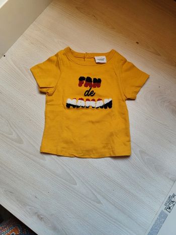 Tee shirt 3 mois "fan de maman" Tape à l'oeil