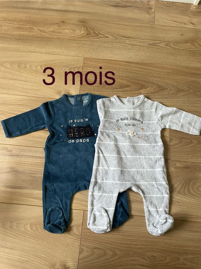 2 pyjama Kiabi velours