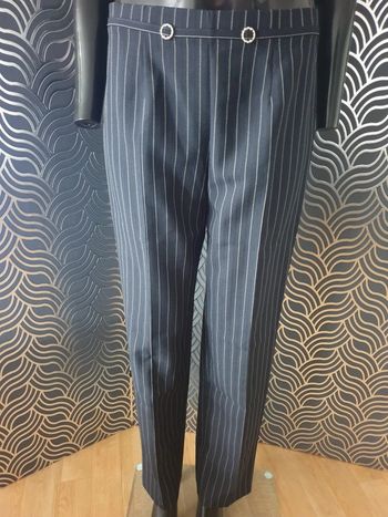 Pantalon Marine Rayé Taille 42