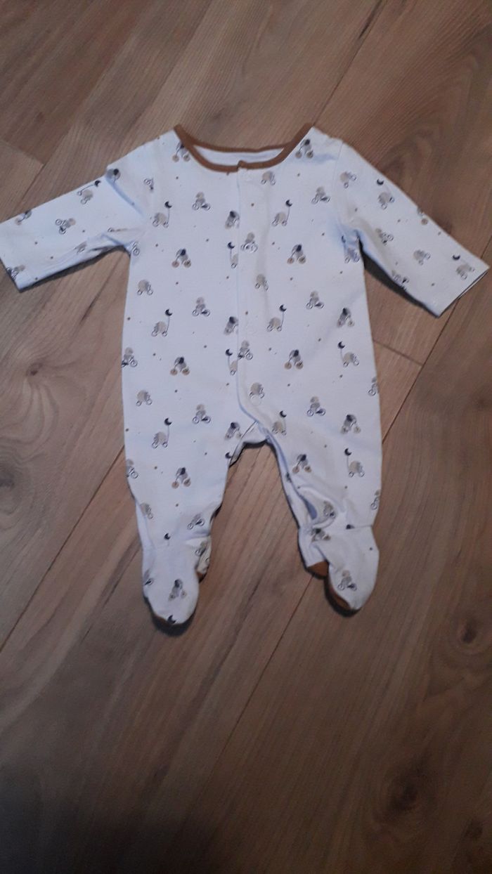 Lot de 4 pyjamas d'été 0 mois - photo numéro 2