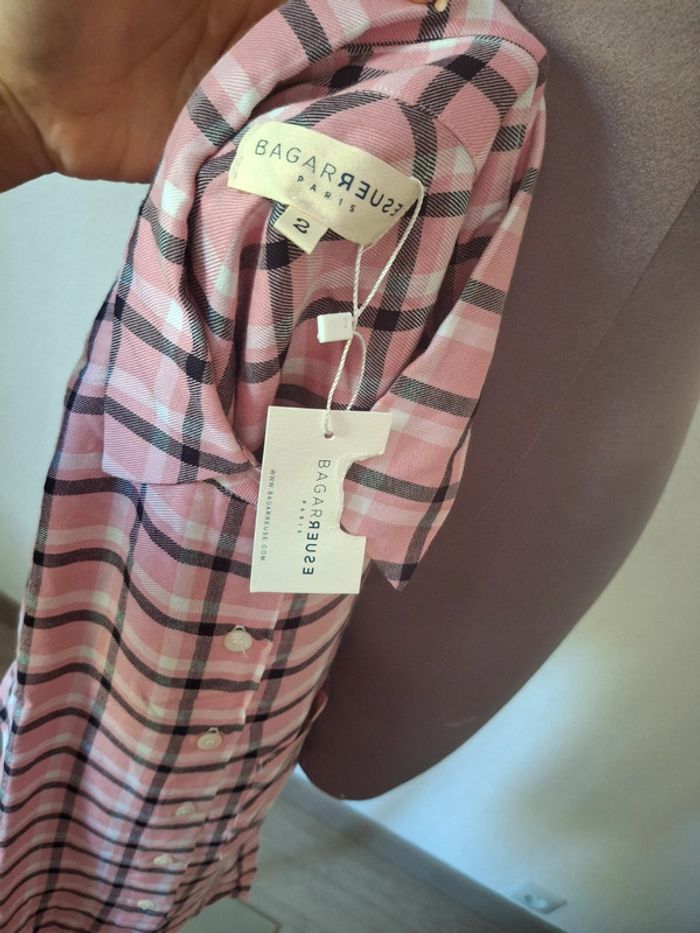Chemise à carreaux M neuve - photo numéro 2