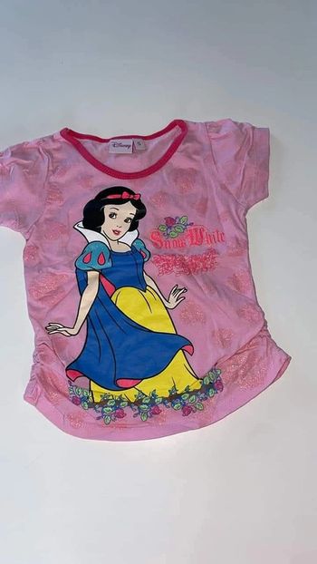Tee shirt blanche neige
