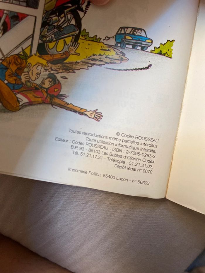 Permis moto codes rousseau – édition vintage - photo numéro 3