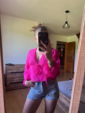 Blouse rose
