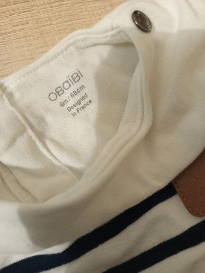 Marinière Okaïbi 6M | Style marin chic bébé** - photo numéro 4