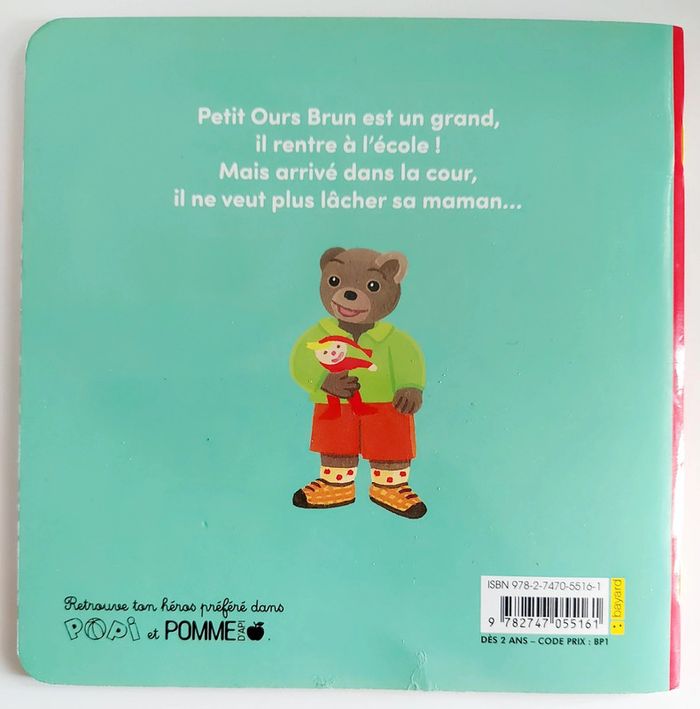 Livre Petit Ours Brun : Va à l'école - photo numéro 2