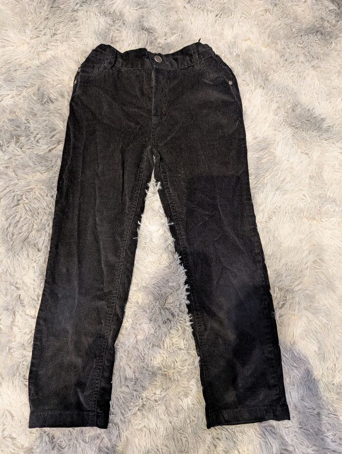 Pantalon velours noir 6 ans