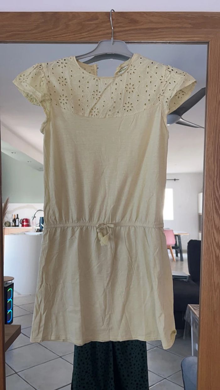 Robe jaune pastel Vertbaudet 14 ans