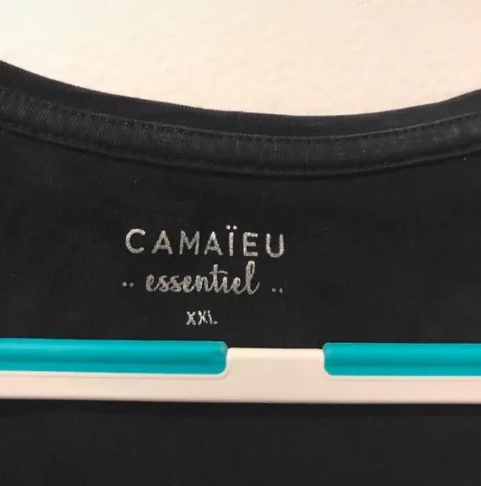 Haut unisex camaïeu essentiel été manche longue taille XXL - photo numéro 3