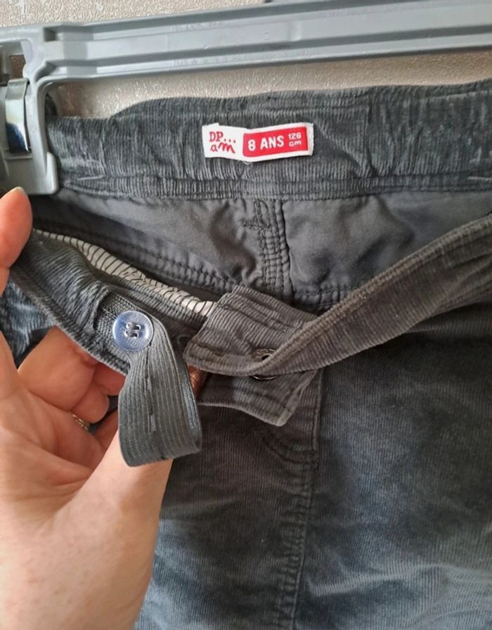 Jolie jupe style velours taille 8 ans dpam - photo numéro 3