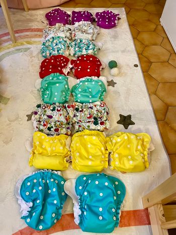 Lot complet Couches lavables Applecheeks NEUVES