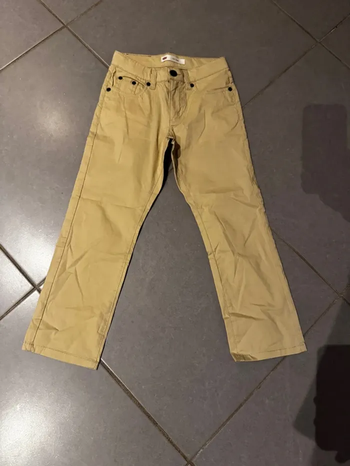 Pantalon - Levis - 511 Slim - Beige & noir - 5/6 ans - Neuf sans étiquette